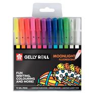 Conjunto de 12 Canetas de Feltro de Gel Fluorescentes Gelly Roll – Multicolor