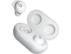 Auriculares Bluetooth True Wireless SWISSTEN Stone (In Ear – Microfone – Branco)