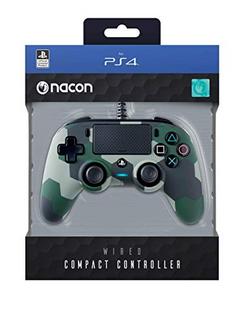 Comando com Fio NACON Wired (PS4 – Verde Camuflagem)