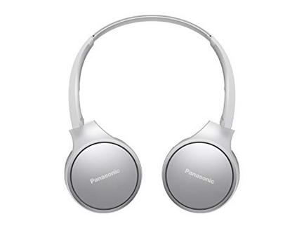 Auscultadores Bluetooth PANASONIC RP-HF410BE-A (On ear – Microfone – Branco)