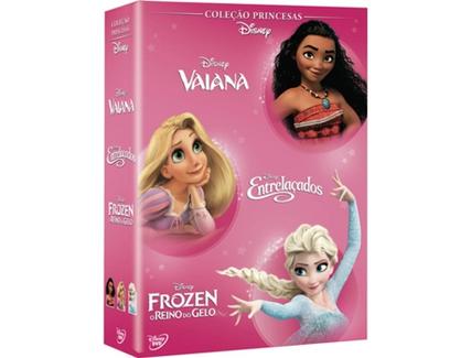DVD Pack Vaiana + Entrelaçados + Frozen