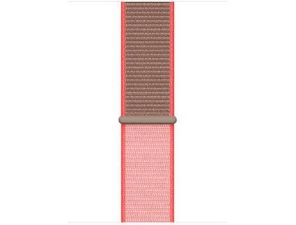 Bracelete APPLE 44Mm Neon Pink Sport Loop