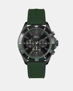 Relógio de homem cronógrafo 2011153 de silicone verde