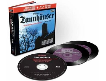 CD Wagner: Tannhäuser por R. Kollo, W. Hollweg, W. Staatsopernchor/Wiener Philharmoniker/Sir Georg Solti
