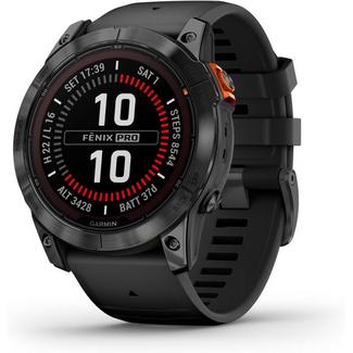 Smartwatch GARMIN Fenix 7X Pro Solar Edition (Bluetooth e Wi-Fi – Até 28/37 dias de autonomia com Energia Solar – Preto)