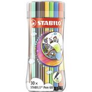 Estojo Sleeve Pack de 30 Canetas de Feltro Premium Pen 68 – Multicolor