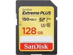 Cartão de Memória SDXC SANDISK Extreme PLUS (128 GB – 190MB/s)