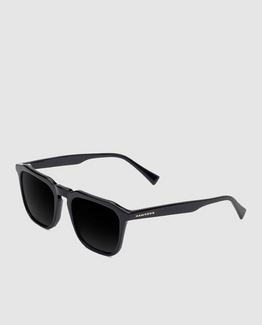 Óculos de sol unissexo Hawkers quadrados de acetato pretos com lentes a condizer Preto