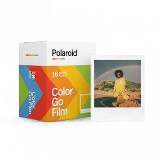 Película instantânea Polaroid Color Round Frame GO – 16 Fotos Branco