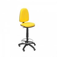 Cadeira de Escritório Alta PIQUERAS Y CRESPO Ayna Amarelo (Tecido – Rodas Parquet)