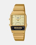 Relógio Vintage Combi AQ-800EG-9AEF em Aço Dourado
