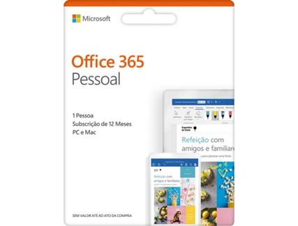 Software MICROSOFT Office 365 Pessoal