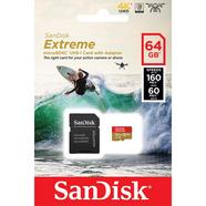 SanDisk Extreme microSDXC 64GB + SD Adapter 160MB/s