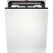 Máquina de lavar loiça de encastre AEG FSE74707P AirDry integrável para 15 talheres com 7 programas – Branco