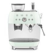 Máquina de Café Expresso Manual Smeg Anni 50 EGF03PGEU de 1650 W e de 15/20 bar – Verde Água Polido