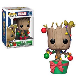 Figura FUNKO Pop! Bobble: Marvel: Holiday Groot W/ Lights & Ornaments