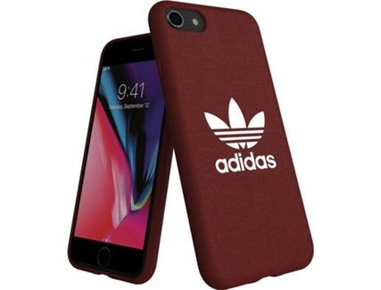 Capa iPhone 6, 6s, 7, 8 ADIDAS Moulded Canvas Castanho