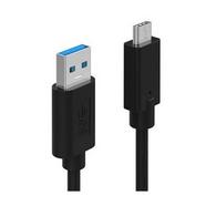 Cabo EWENT EW-100117-020NP (USB – USB-C – 1m – Preto)