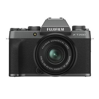 Kit Máquina Fotográfica Mirrorless FUJIFILM X-T200 (Cinzento – 24.2 – Sensor: CMOS – ISO: 100 a 51200)