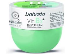 Creme de Corpo BABARIA Vitamina B3 (400 ml)