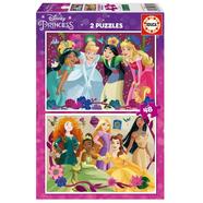 Educa Borrás – Puzzle 2×48 Disney Princess