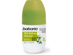 Desodorizante Roll-on BABARIA Óleo de Azeitona (50 ml)