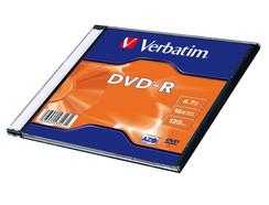 DVD-R VERBATIM 16X 4.7GB UNIT.