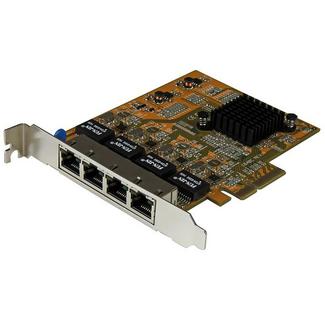Startech Placa de Rede PCI Express Ethernet Gigabit con 4 Puertos RJ45