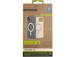 Capa para iPhone 14 MUVIT MFC Recycletek Magsafe Transparente