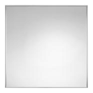 Espelho de casa de banho quadrado com moldura de alumínio Disbainu Prata 80 x 80 cm