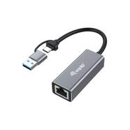 Equip 133495 Adaptador de Rede USB-A/USB-C 2,5GbE Alumínio Cinzento