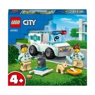 LEGO City Resgate na Carrinha dos Veterinários – brinquedo de construção: cuidar dos animais de estimação para crianças 4+