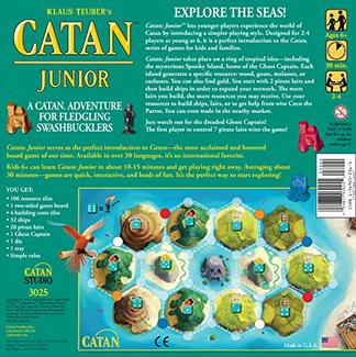 Jogo de Tabuleiro Catan Junior (Idade Mínima: 6 – Nível Dificuldade: Baixo)
