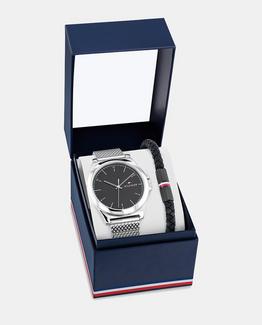 Tommy Hilfiger – Relógio Norris em aço inoxidável e bracelete