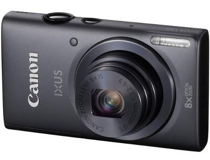 Máquina Fotográfica Compacta CANON IXUS 140 (Preto – 16 MP – ISO: auto a 1600 – Zoom Ótico: 8x)