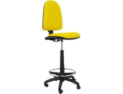 Cadeira de Escritório Alta PIQUERAS Y CRESPO Ayna Amarelo (Pele Sintética)