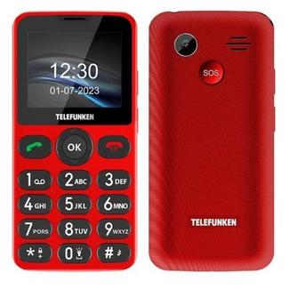Telemóvel Sénior TELEFUNKEN S415 (2.2” – 2G – Vermelho)