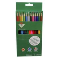 Caixa de 12 lápis de cor Betis CyP Brands verde multicor