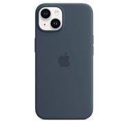 Capa em Silicone com MagSafe para iPhone 14 – Storm Blue