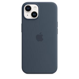 Capa em Silicone com MagSafe para iPhone 14 – Storm Blue