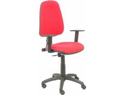 Cadeira de Escritório Operativa PIQUERAS Y CRESPO Sierra Vermelho (Braços reguláveis – Tecido)