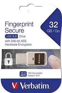 Pen USB VERBATIM Fingerprint Secure 32GB