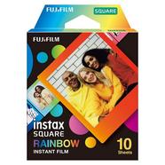 Papel Fotográfico Fujifilm Instax Square Rainbow para Cámaras Instax Square – 10 Unidades Multicolor