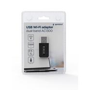 Adaptador WiFi Gembird AC1300 USB 3.0 Dual Band 867 Mbps Preto