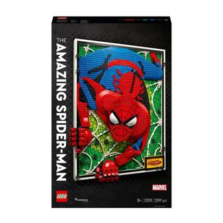 Set de construção O Incrível Spider-Man Super-heróis Marvel LEGO Art
