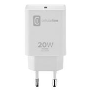 Carregador Cellular line USB-C 20W – Branco
