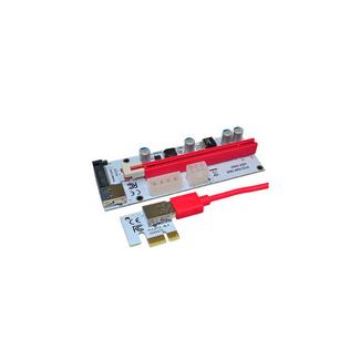 Riser Card 1x 16x USB PCI-e Molex Sata