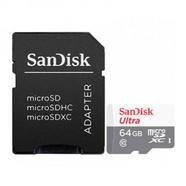 Cartão de Memória SANDISK 64GB Ultra Micro SDXC + Adaptador SD