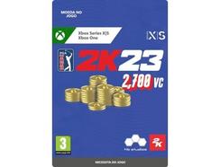 Cartão Xbox Series X PGA Tour 2K23 2700 VC Pack (Formato Digital)