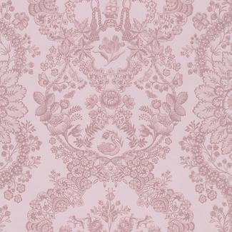 Papel de parede estampado floral rosa Pip Studio Rosa-claro